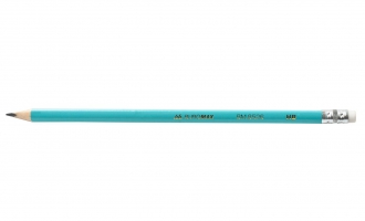 Олівець графітовий PASTEL, HB, асорті, з гумкою, туба-20 шт. Buromax BM.8526-20