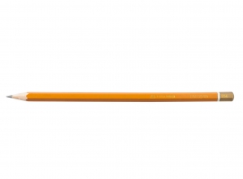Олівець графітовий PROFESSIONAL 2H, жовтий, без гумки, туба-144 шт. Buromax BM.8545