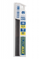 Стержни для мех.карандашей (12шт) HB 0.5 мм Buromax BM.8699