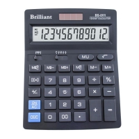 Калькулятор BS-0111 12р., 2-живл Brilliant BS-0111