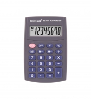 Калькулятор карманный Brilliant BS-200C 8р., 1-пит