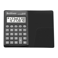 Калькулятор карманный BS-200 8р., 1-пит Brilliant