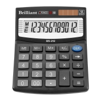 Калькулятор BS-212 12р., 2-питание, кот. Brilliant