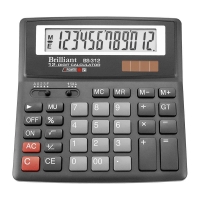 Калькулятор BS-312 12р., 2-питание, кот Brilliant