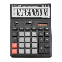 Калькулятор BS-444В 12р., 2-живл Brilliant BS-444B