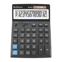 Калькулятор BS-5522 12р., 2-питание, кот Brilliant