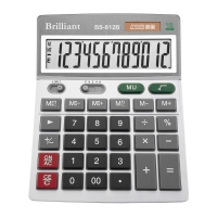 Калькулятор BS-812В 12р., 2-живл Brilliant BS-812В