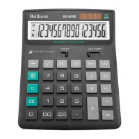 Калькулятор BS-999 16р., 2-питание, кот Brilliant