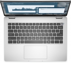 Ноутбук Dell Pro 14 14&quot; FHD+ IPS AG, AMD AI 5 PRO 340, 16GB, F512GB, UMA, Win11P, серебристый BTO601PC14255UA_W11P