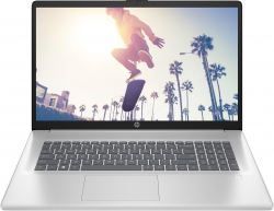 Ноутбук HP 17-cn3038ua 17.3&quot; FHD IPS AG, Intel i5-1334U, 16GB, F512GB, UMA, DOS, серебристый BV6C0EA