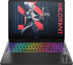 Ноутбук HP OMEN 16-ah0041ua 16&quot; 2.5K OLED, Intel U7-255HX, 64GB, F2048GB, NVD5080-16, DOS, черный BV8Y3EA