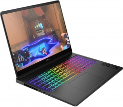 Ноутбук HP OMEN 16-ah0042ua 16&quot; 2.5K OLED, Intel U9-275HX, 64GB, F2048GB, NVD5090-24, DOS, черный BV8Y4EA