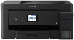 МФУ ink color A3 Epson EcoTank L14150 38_24 ppm Fax ADF Duplex USB Ethernet Wi-Fi 4 inks Black Pigment C11CH96404