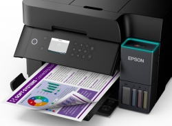 БФП ink color A4 Epson EcoTank L6370 35_23 ppm DADF Duplex USB Ethernet Wi-Fi 4 inks Black Pigment C11CL43405