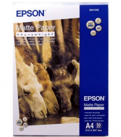 Бумага Epson A4 Matte Paper-Heavyweight, 50л. C13S041256
