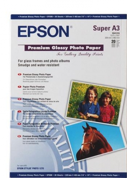 Папір Epson A3+ Premium Glossy Photo Paper, 20арк. C13S041316