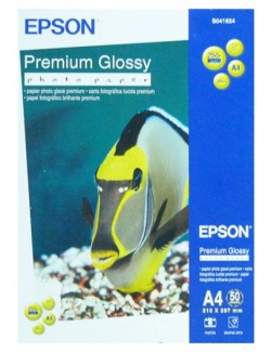 Папір Epson A4 Premium Glossy Photo Paper, 50л. C13S041624