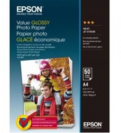 Папір Epson A4 Value Glossy Photo Paper 50 л. C13S400036