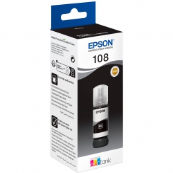 Контейнер з чорнилом Epson 108 EcoTank L8050/L18050 black C13T09C14A