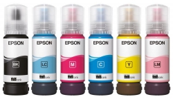 Контейнер c чернилами Epson 108 EcoTank L8050/L18050 cyan C13T09C24A