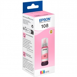 Контейнер з чорнилом Epson 108 EcoTank L8050/L18050 light magenta C13T09C64A