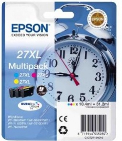 Картридж Epson WF-7620 Bundle (C,M,Y) XL (1100 с) new C13T27154022