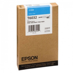 Картридж Epson StPro 7800/7880/9800/9880 cyan, 220мл C13T603200