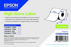 Рулонний папір Epson High Gloss Label TM-C3500 для друку наклейок (безперервна) C33S045538