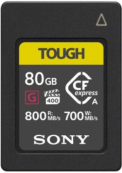 Карта пам'яті Sony CFexpress Type A   80GB R800/W700MB/s Tough CEAG80T.SYM