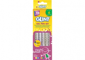 Набір гелевих ручок "Glint", 6шт COOLFORSCHOOL CF11917