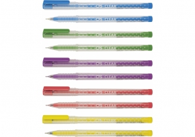 Ручка кулькова Clear, колір чорнил: синій, 0,7 мм, асорті COOLFORSCHOOL CF11966