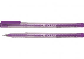 Ручка шариковая Clear, цвет чернил: синий, 0,7 мм, ассорти COOLFORSCHOOL CF11966