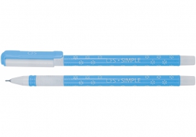 Ручка шариковая Simple, цвет чернил: синий, 0,7 мм, ассорти COOLFORSCHOOL CF11967