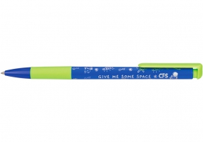 Ручка кулькова автоматична SPACE, 0,5 мм, пише синім COOLFORSCHOOL CF11979