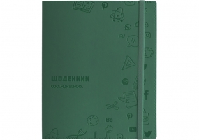 Дневник школьный, 165х210 мм, обложка - мягкая, 48 л, цвет зеленый COOLFORSCHOOL CF29936-04