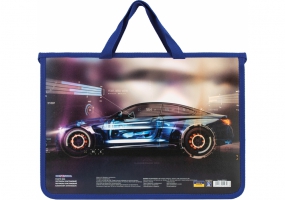 Портфель пластиковый на молнии "Racing" COOLFORSCHOOL CF30000-02