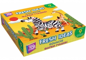 Краска гуашевая Fresh Ideas, 9 цветов (по 10 мл) COOLFORSCHOOL CF60181