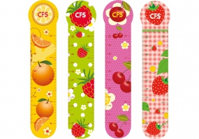 Закладки пластиковые для книг "Fruit" (4шт.) COOLFORSCHOOL CF69106