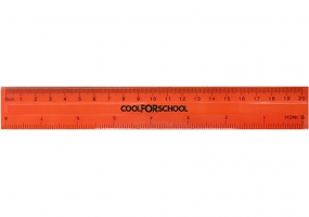 Лінійка пластикова "Neon", 20 см COOLFORSCHOOL CF81338