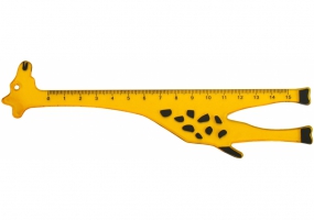 Лінійка пластикова Giraffe, 15 см COOLFORSCHOOL CF81340