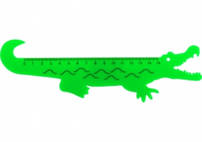 Линейка пластиковая Crocodile, 15 см COOLFORSCHOOL CF81342