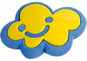 Резинка для карандаша детская разборная Cloud, в индивидуальной упаковке COOLFORSCHOOL CF81730