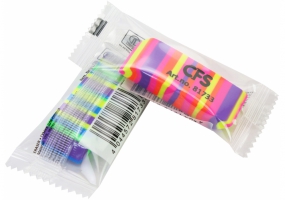 Гумка для олівця Rainbow, 55*20*10 мм, асорті COOLFORSCHOOL CF81733