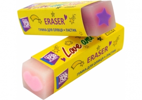 Резинка для карандаша PVC в индивидуальной упаковке Love&Star COOLFORSCHOOL CF81739
