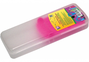 Пенал пластиковий із застібкою (рожевий тримач), 8011 COOLFORSCHOOL CF85557