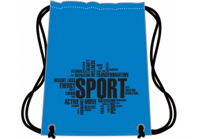 Сумка для обуви" Sport", синяя COOLFORSCHOOL CF85718-02