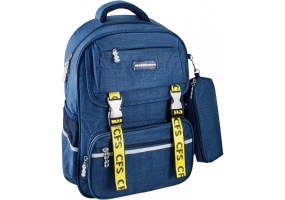 Рюкзак школьный 16", "Style", Royal blue, 401 COOLFORSCHOOL CF86535