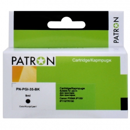 Картридж совместимый Canon pgi-35 bk (1509b001) 200 стр, черный Patron (pn-pgi-35-bk) CI-CAN-PGI-35-B-PN