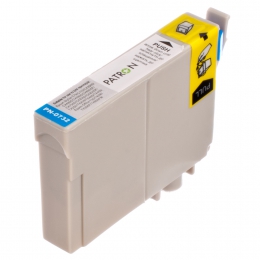 Картридж совместимый Epson t0732/t1032/t1052 13 мл, голубой Patron (pn-0732) CI-EPS-T07324-C3-PN