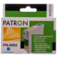 Картридж Epson t0802 (pn-0802) Cyan Patron CI-EPS-T0802-C-PN